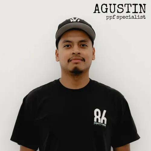 Agustin, 86 Auto Lab team member
